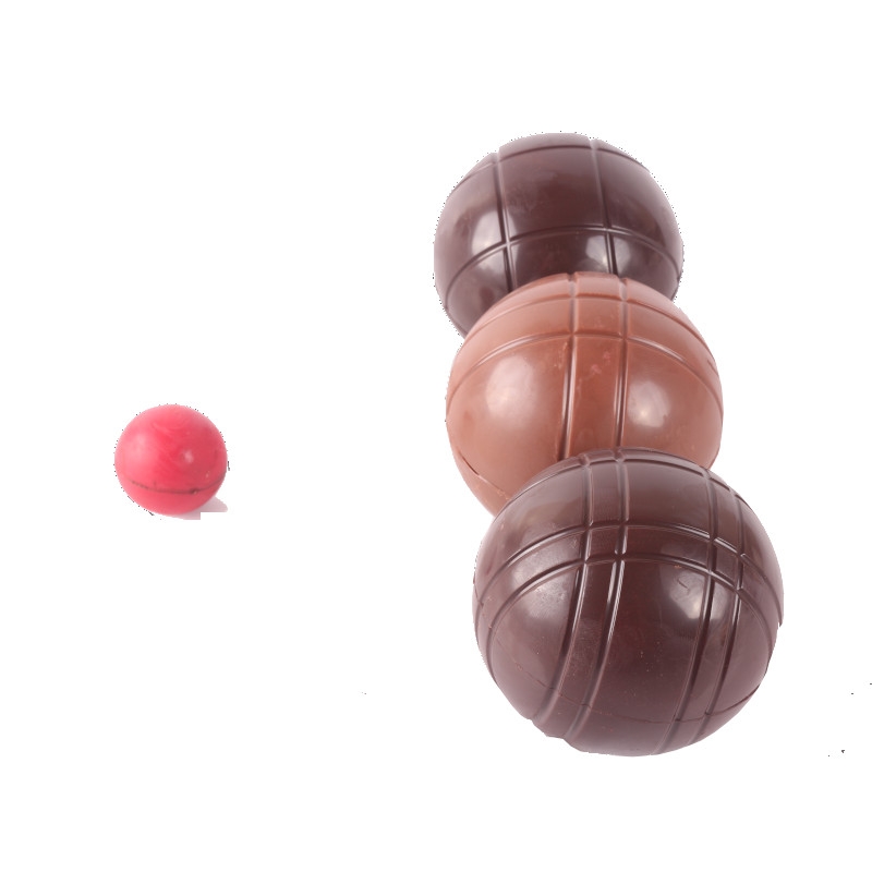 Boules de pétanque en chocolat