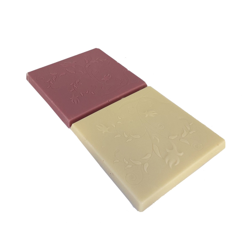 Tablette chocolat ruby - blanc