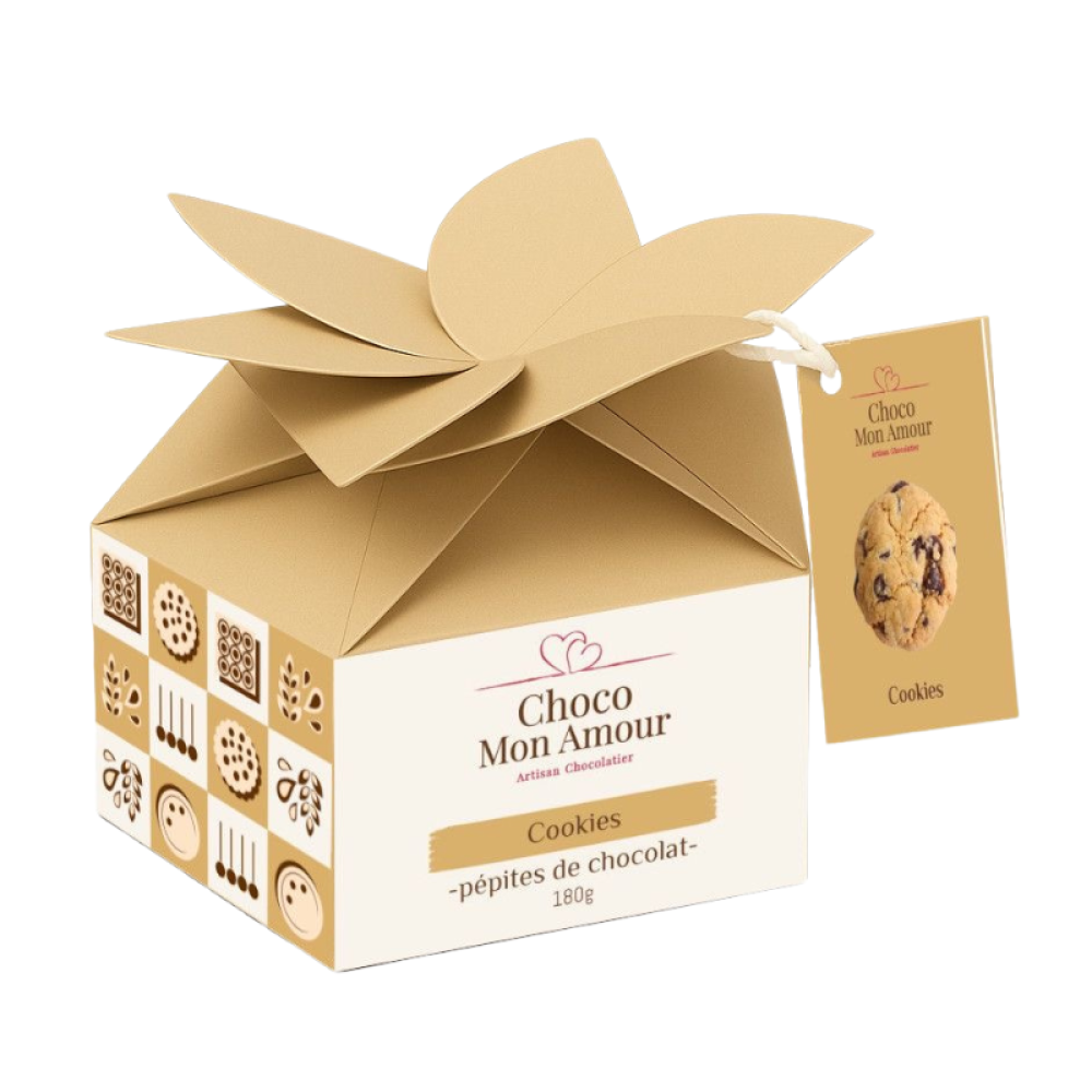 Boîte de cookies artisanaux