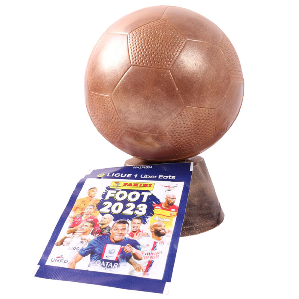 ballon de foot en chocolat