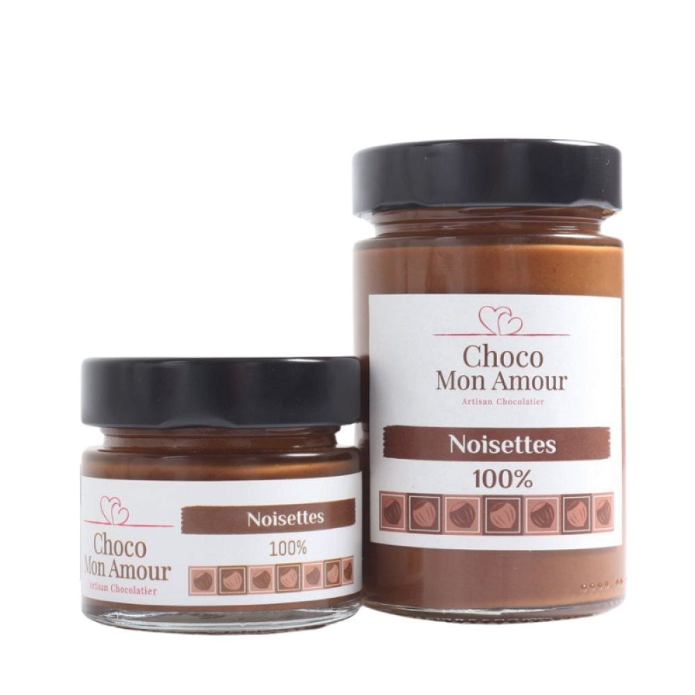 Pâte à tartiner noisettes 100%