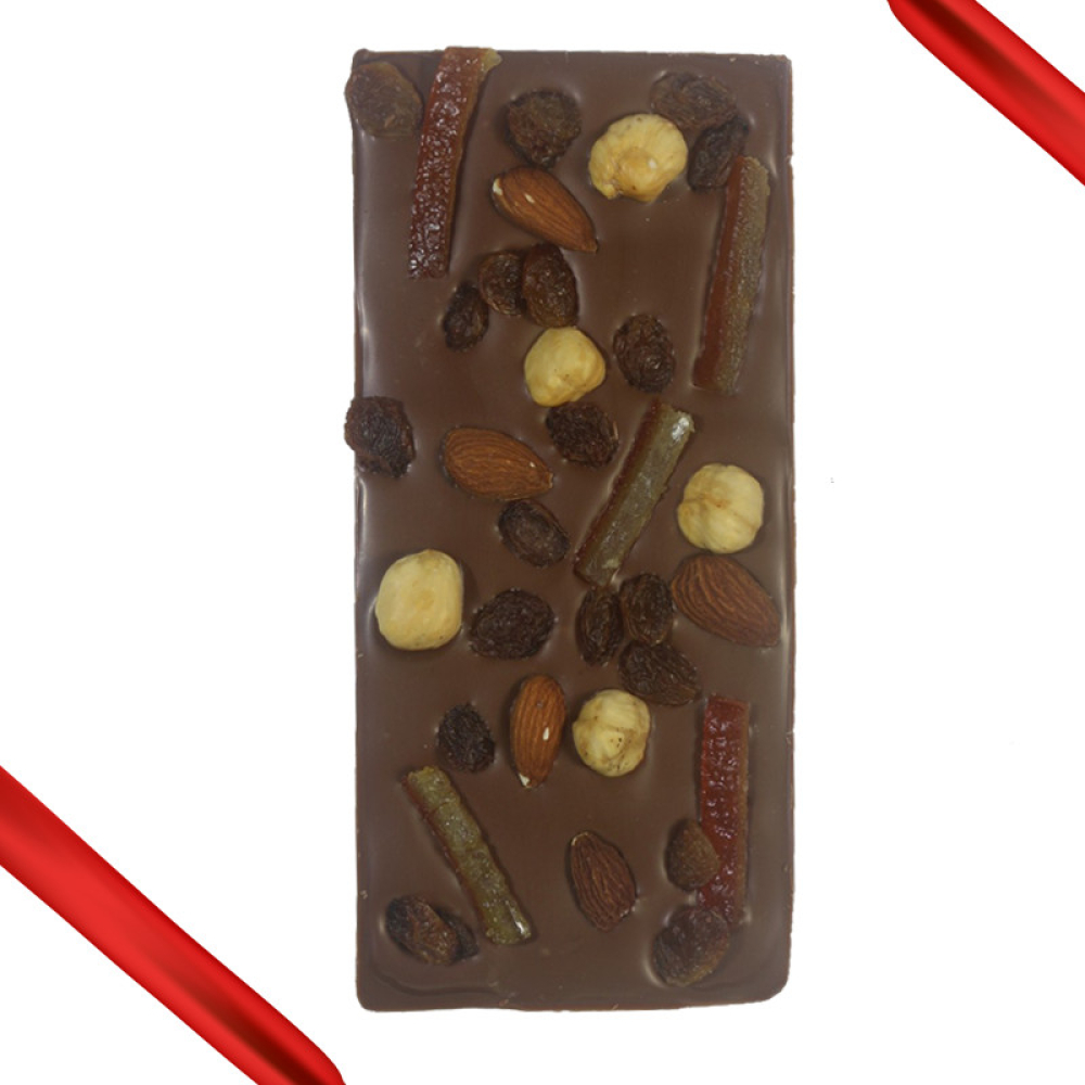 tablette lait fruits secs