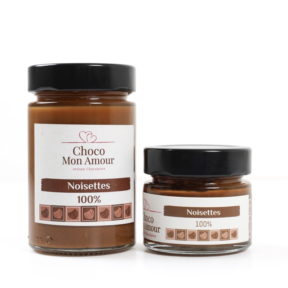 Pâte à tartiner noisettes 100%