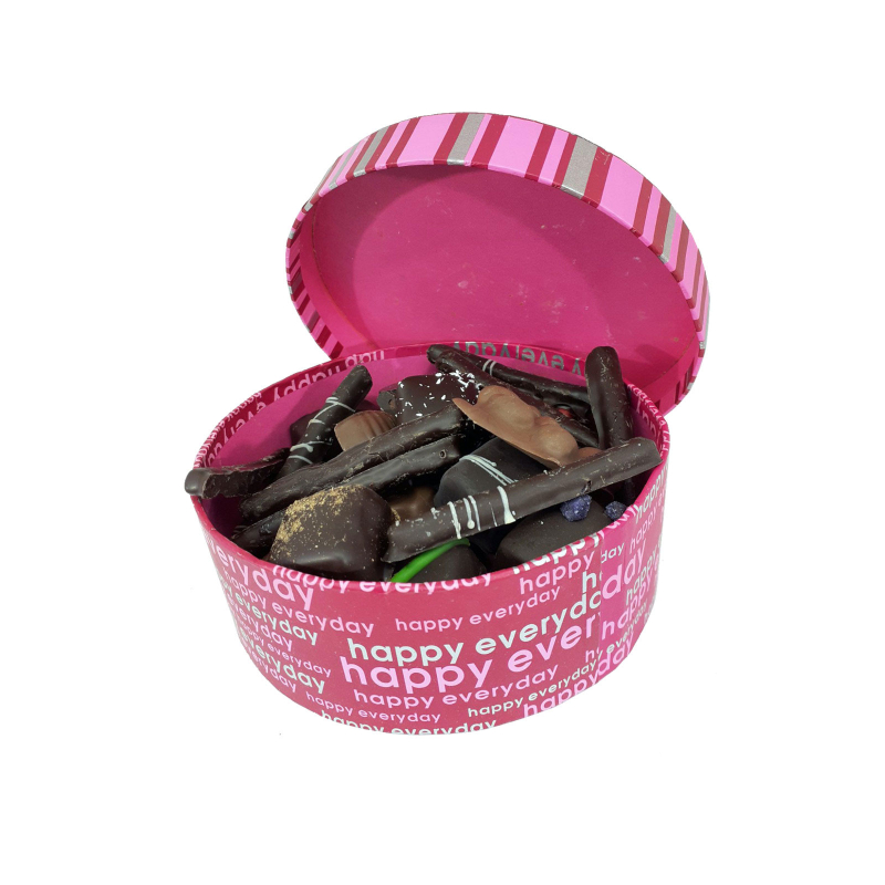 Boite fantaisie garnie de chocolats