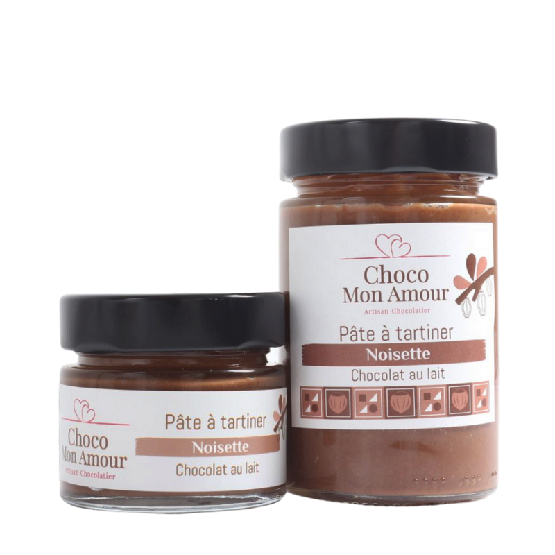 Pate a tartiner a la noisette et chocolat au lait